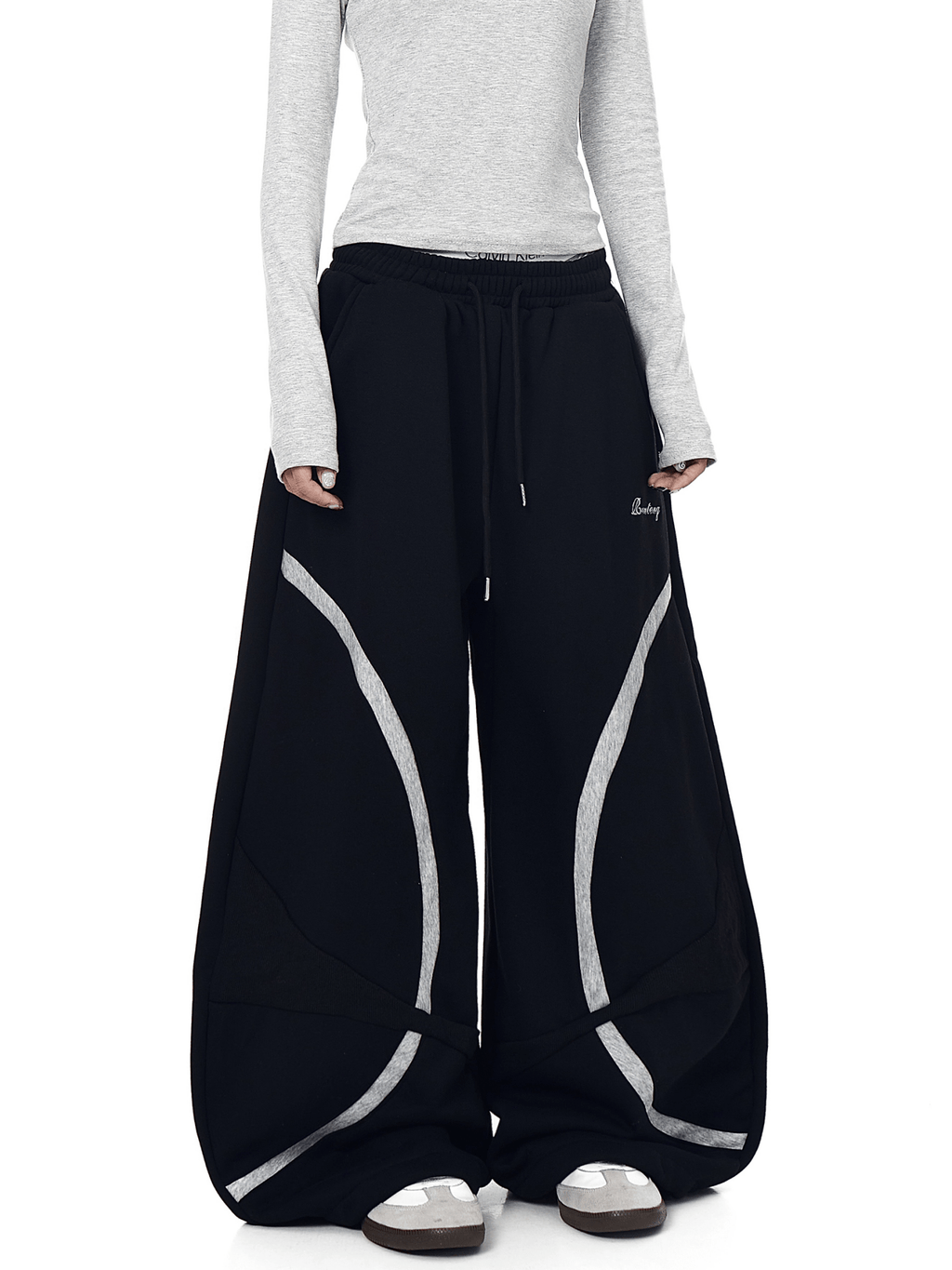 Vintage Curved Panel Wide - Leg Sweatpants - COPPING THREADS - CT Select