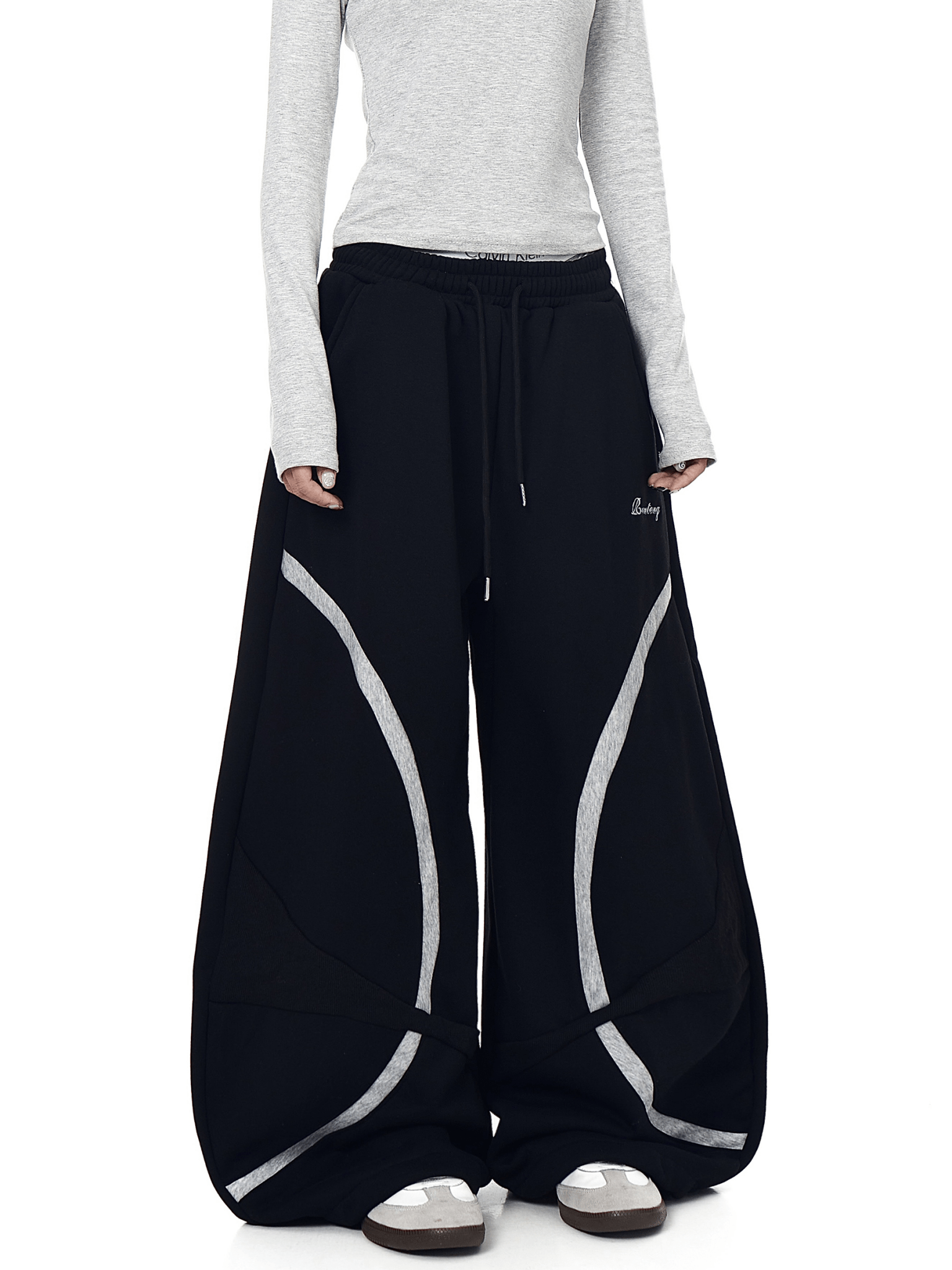 Vintage Curved Panel Wide - Leg Sweatpants - COPPING THREADS - CT Select