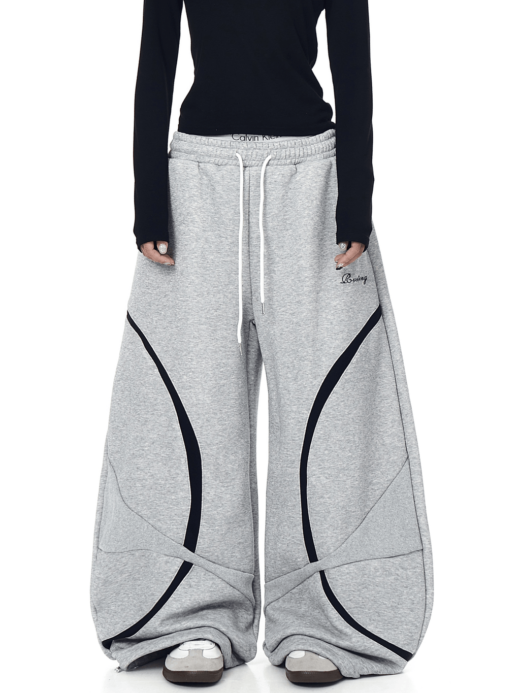 Vintage Curved Panel Wide - Leg Sweatpants - COPPING THREADS - CT Select