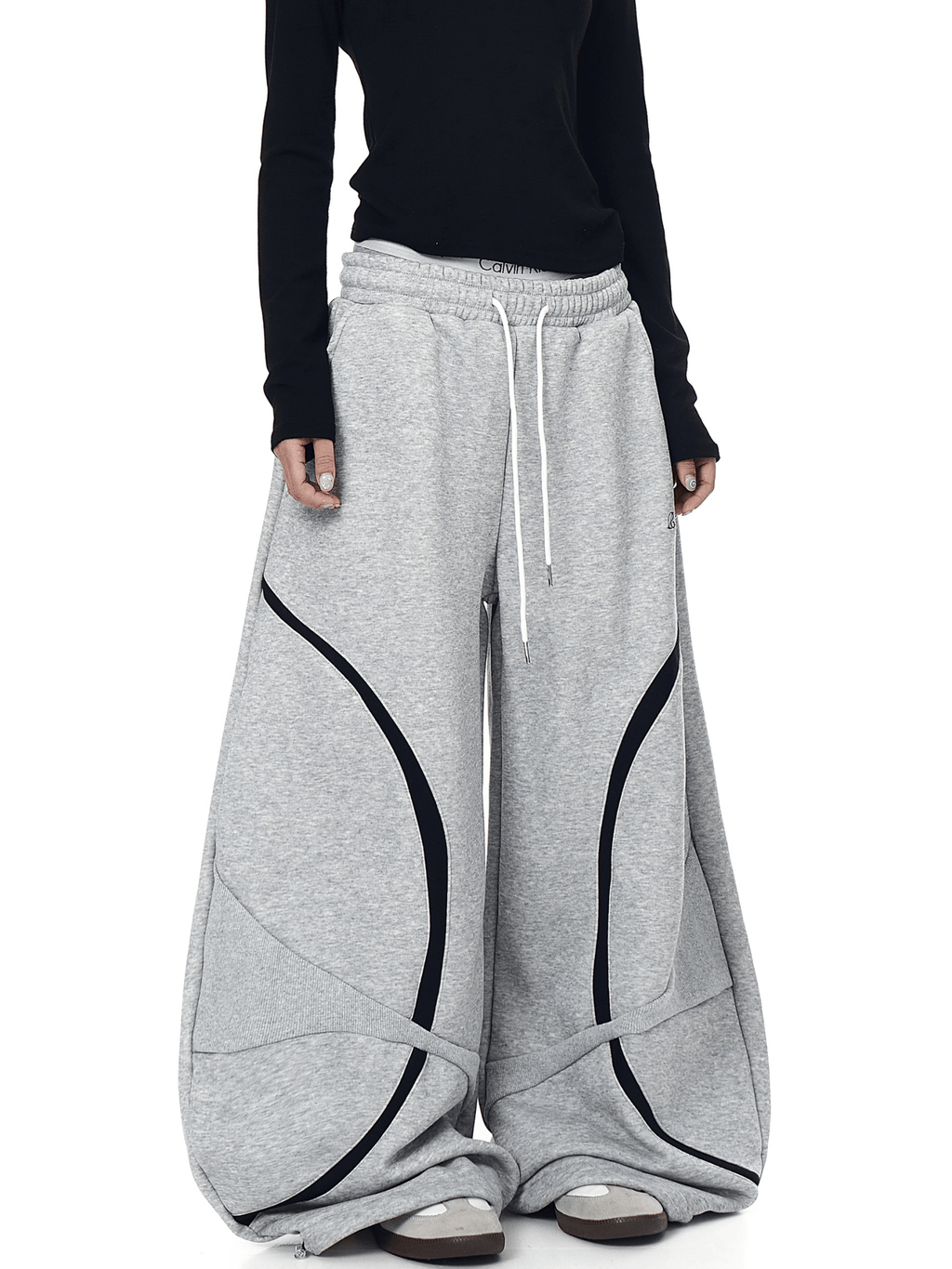 Vintage Curved Panel Wide - Leg Sweatpants - COPPING THREADS - CT Select