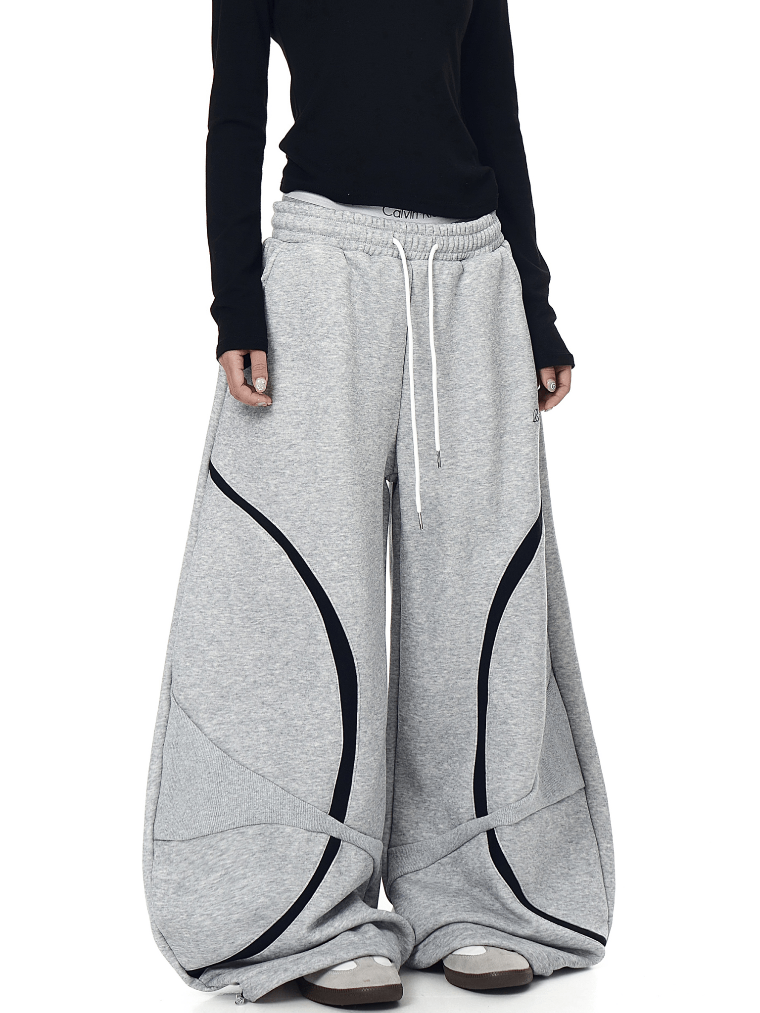 Vintage Curved Panel Wide - Leg Sweatpants - COPPING THREADS - CT Select