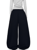 Vintage Curved Panel Wide - Leg Sweatpants - COPPING THREADS - CT Select