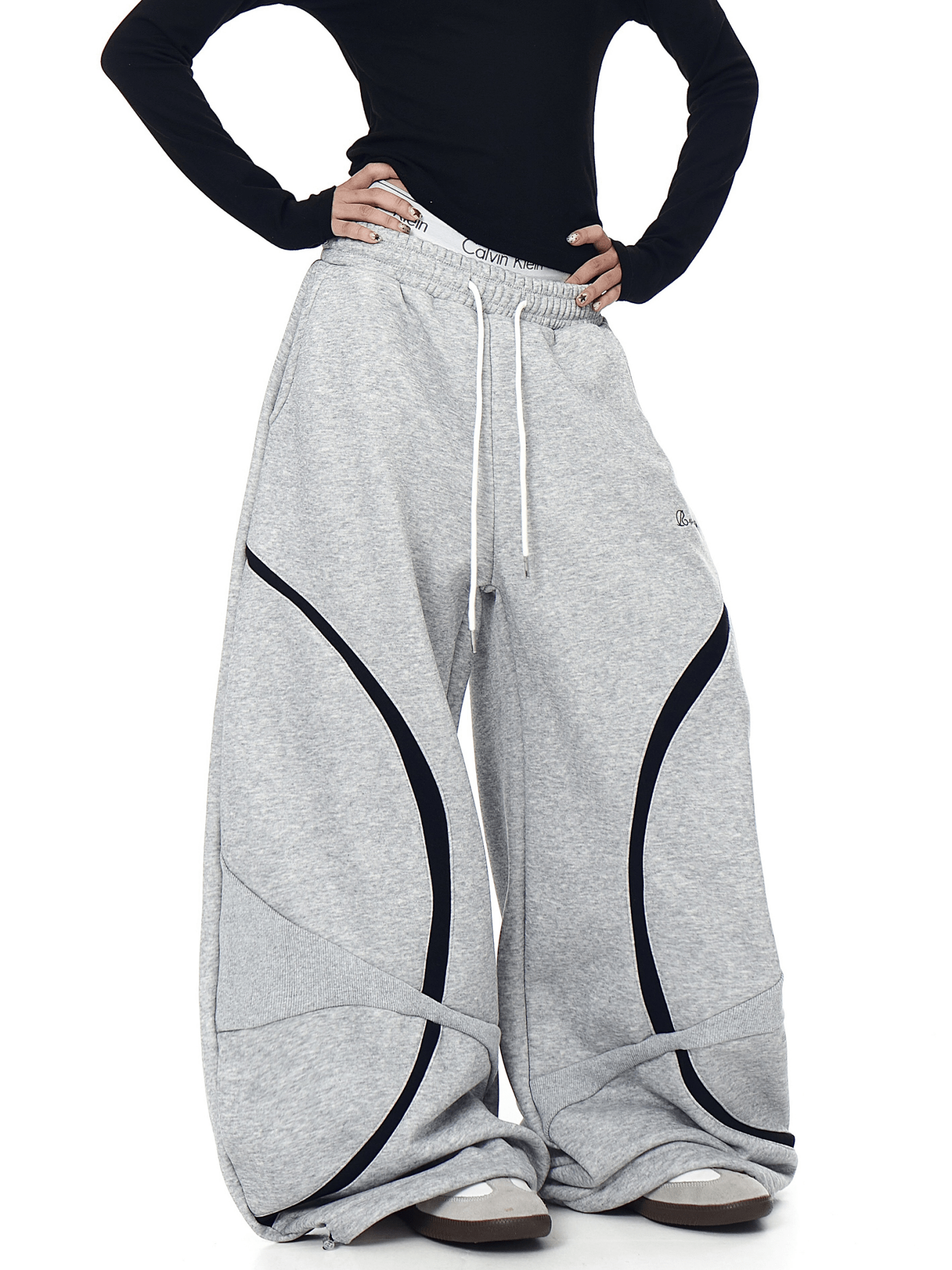 Vintage Curved Panel Wide - Leg Sweatpants - COPPING THREADS - CT Select