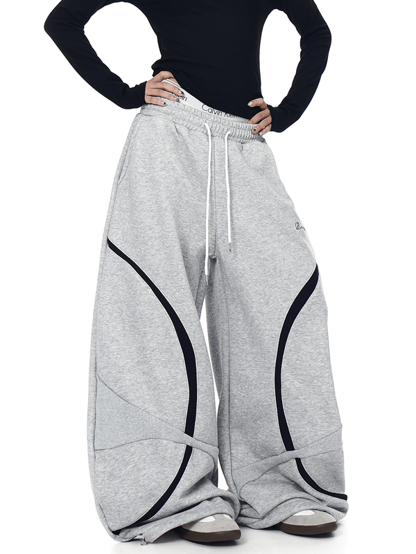 Vintage Curved Panel Wide - Leg Sweatpants - COPPING THREADS - CT Select