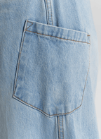 Vintage Curved Utility Pocket Wide - Leg Jeans - COPPING THREADS - RAPPEYE