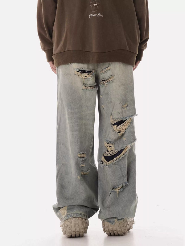 Vintage Cut - Out Ripped Denim - COPPING THREADS - CHICISLAND