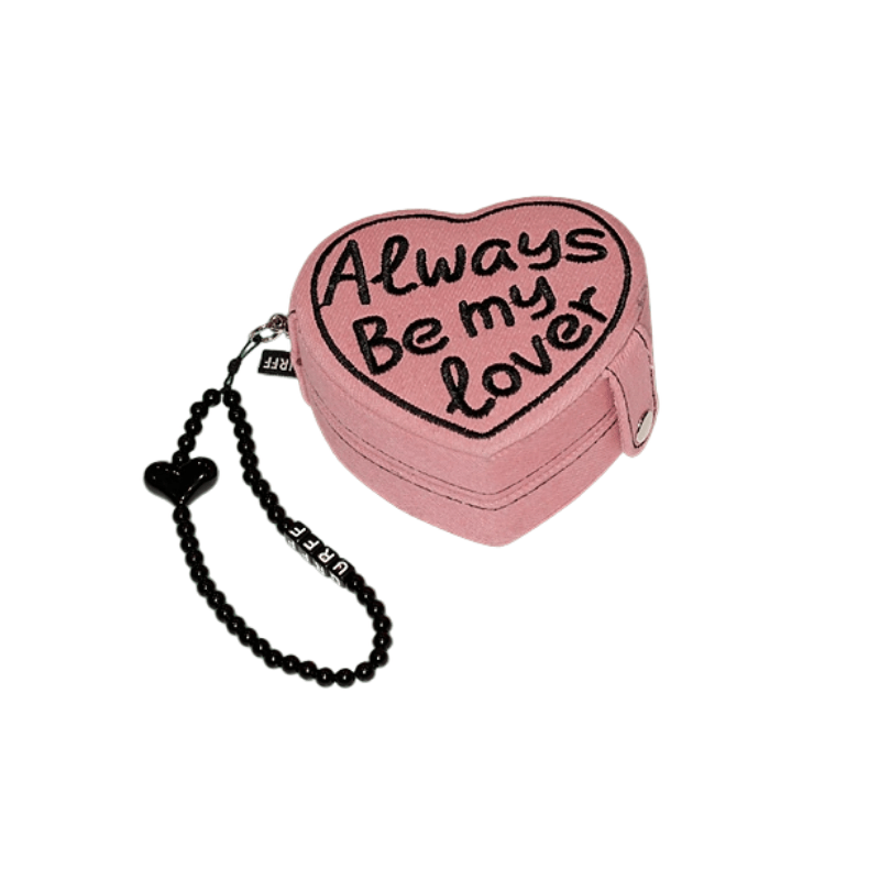 Vintage Denim Heart Cake Mini Jewelry Box - COPPING THREADS - CT Select