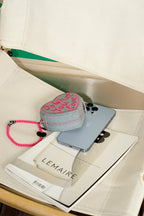 Vintage Denim Heart Cake Mini Jewelry Box - COPPING THREADS - CT Select