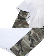 Vintage Distressed Camo Patchwork Layered Long Sleeve Tee - COPPING THREADS - TRECLUB