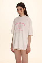 Vintage Distressed Heart Logo Printed Tee - COPPING THREADS - MOROMORO
