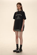 Vintage Distressed Logo Print Tee - COPPING THREADS - MOROMORO