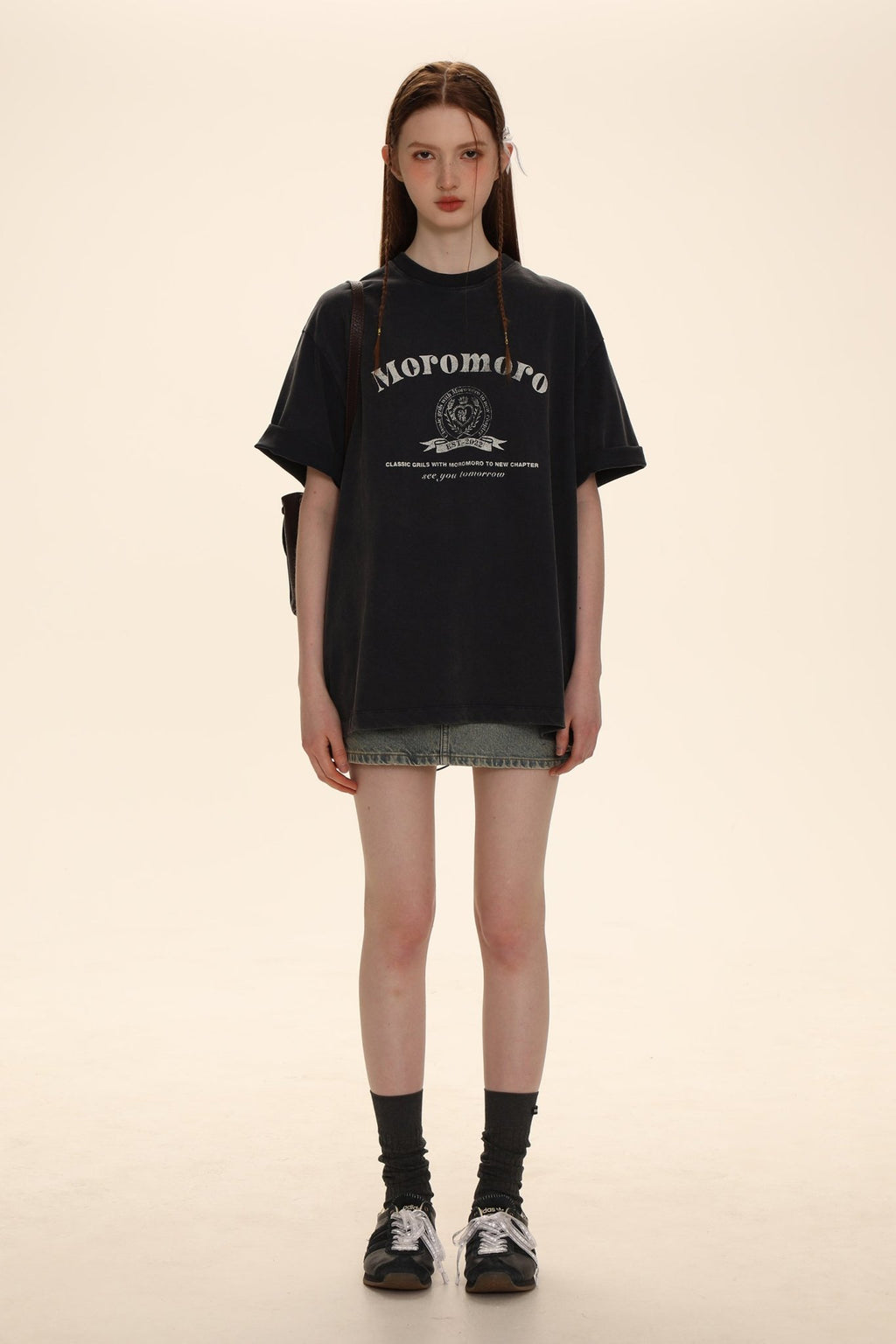 Vintage Distressed Logo Print Tee - COPPING THREADS - MOROMORO
