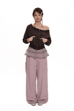 Vintage Distressed Star Print Off - Shoulder Sweatshirt - COPPING THREADS - MOROMORO