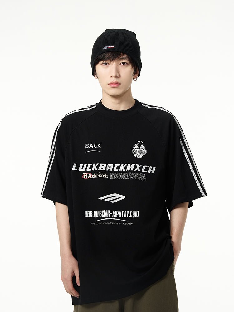 Vintage Distressed Stripe Sleeve Tee - COPPING THREADS - CT Select Hauptbild