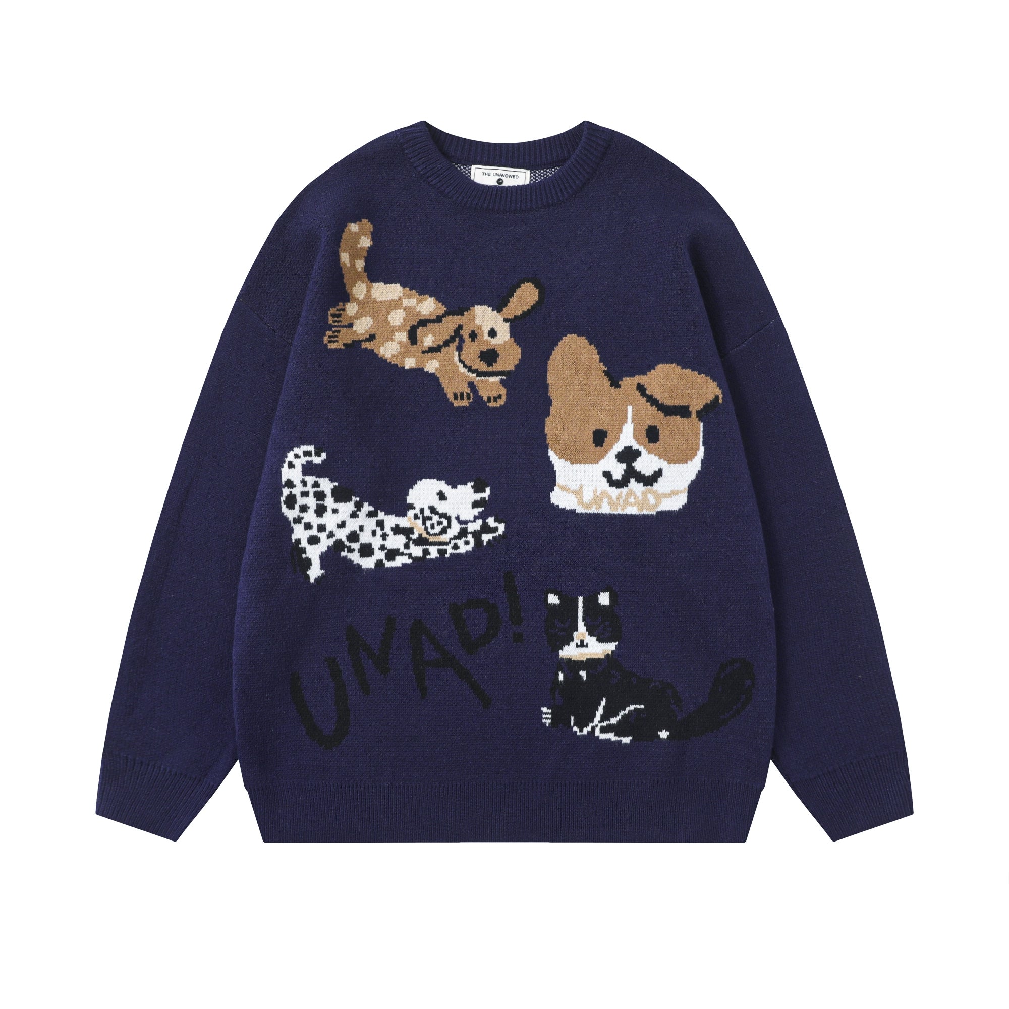 Vintage Dog Graphic Crewneck Pullover - COPPING THREADS - CHICISLAND