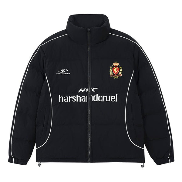Vintage Embroidered Badge Patchwork Puffer Jacket - COPPING THREADS - Harsh and Cruel