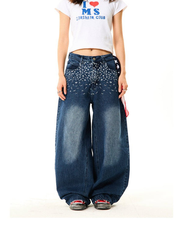 Vintage Embroidered Floral Denim - COPPING THREADS - YOUNG STAGE