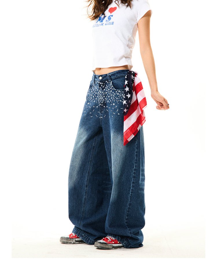 Vintage Embroidered Floral Denim - COPPING THREADS - YOUNG STAGE