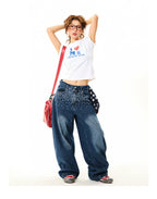 Vintage Embroidered Floral Denim - COPPING THREADS - YOUNG STAGE