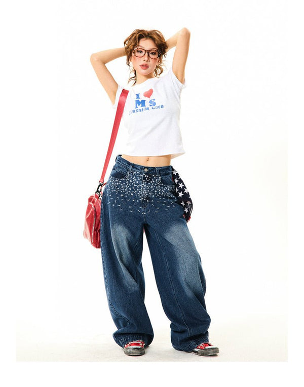 Vintage Embroidered Floral Denim - COPPING THREADS - YOUNG STAGE