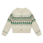 Vintage Fair Isle Dancing Figures Cardigan - COPPING THREADS - CHICISLAND