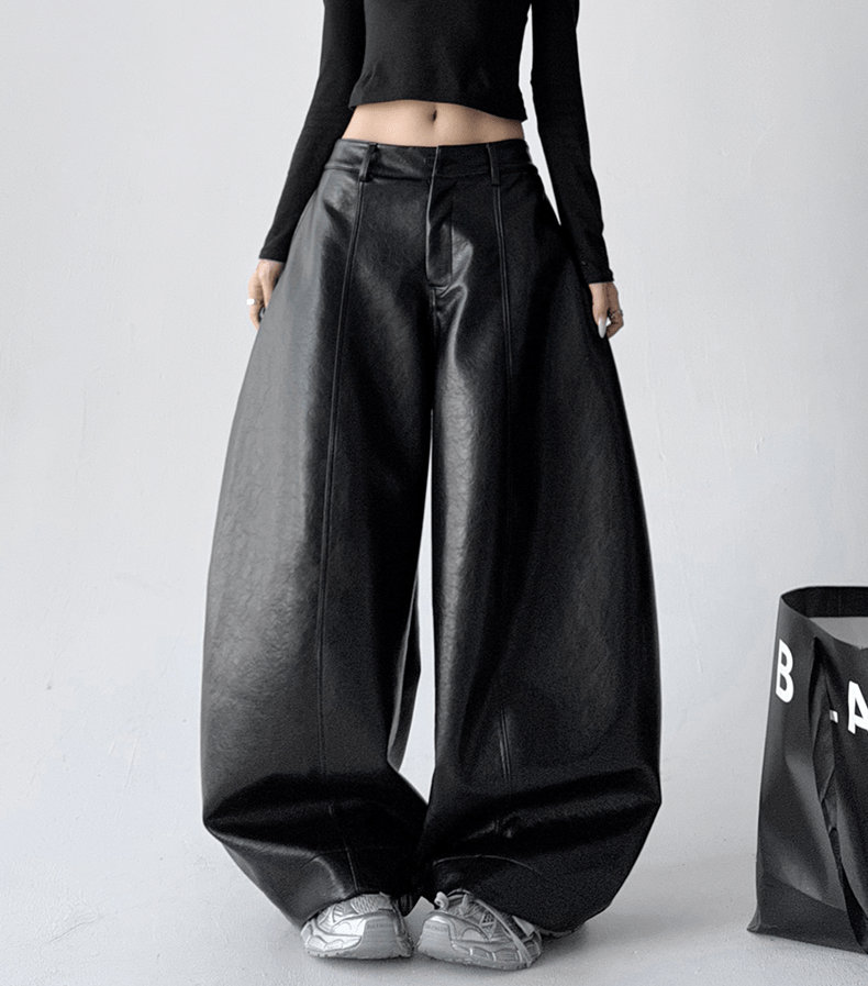 Vintage Faux Leather PU Trousers - COPPING THREADS - CT Select