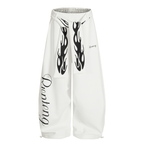 Vintage Flame Detachable Strap Wide - Leg Sweatpants - COPPING THREADS - CT Select