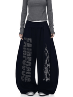 Vintage Flame Graphic Wide - Leg Sweatpants - COPPING THREADS - CT Select