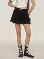 Vintage Floral Lace Pleated Skirt - COPPING THREADS - AYF