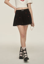 Vintage Floral Lace Pleated Skirt - COPPING THREADS - AYF