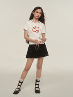 Vintage Floral Lace Pleated Skirt - COPPING THREADS - AYF