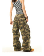 Vintage Fringe Camo Cargo Pants - COPPING THREADS - YOUNG STAGE