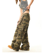 Vintage Fringe Camo Cargo Pants - COPPING THREADS - YOUNG STAGE