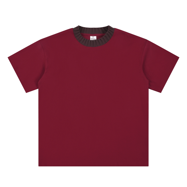 Vintage Heavyweight Knit Collar Tee - COPPING THREADS - CT Basics