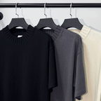 Vintage Heavyweight Knit Collar Tee - COPPING THREADS - CT Basics