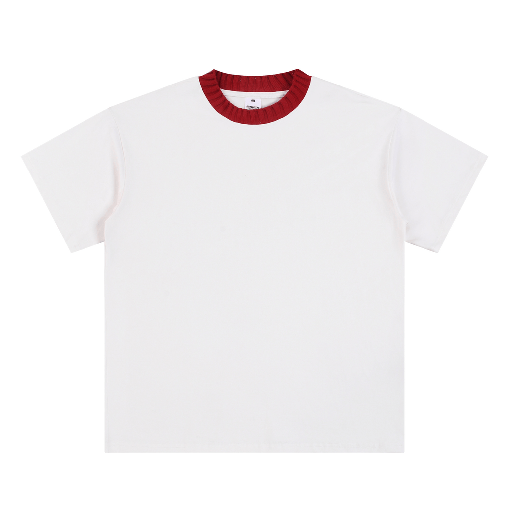 Vintage Heavyweight Knit Collar Tee - COPPING THREADS - CT Basics