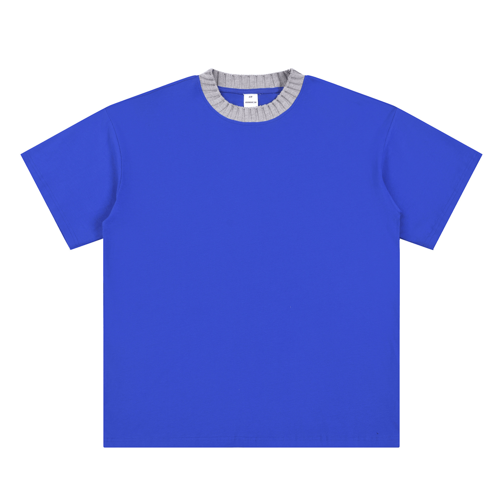 Vintage Heavyweight Knit Collar Tee - COPPING THREADS - CT Basics