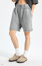 Vintage Heavyweight Washed Cotton Shorts - COPPING THREADS - CT Basics