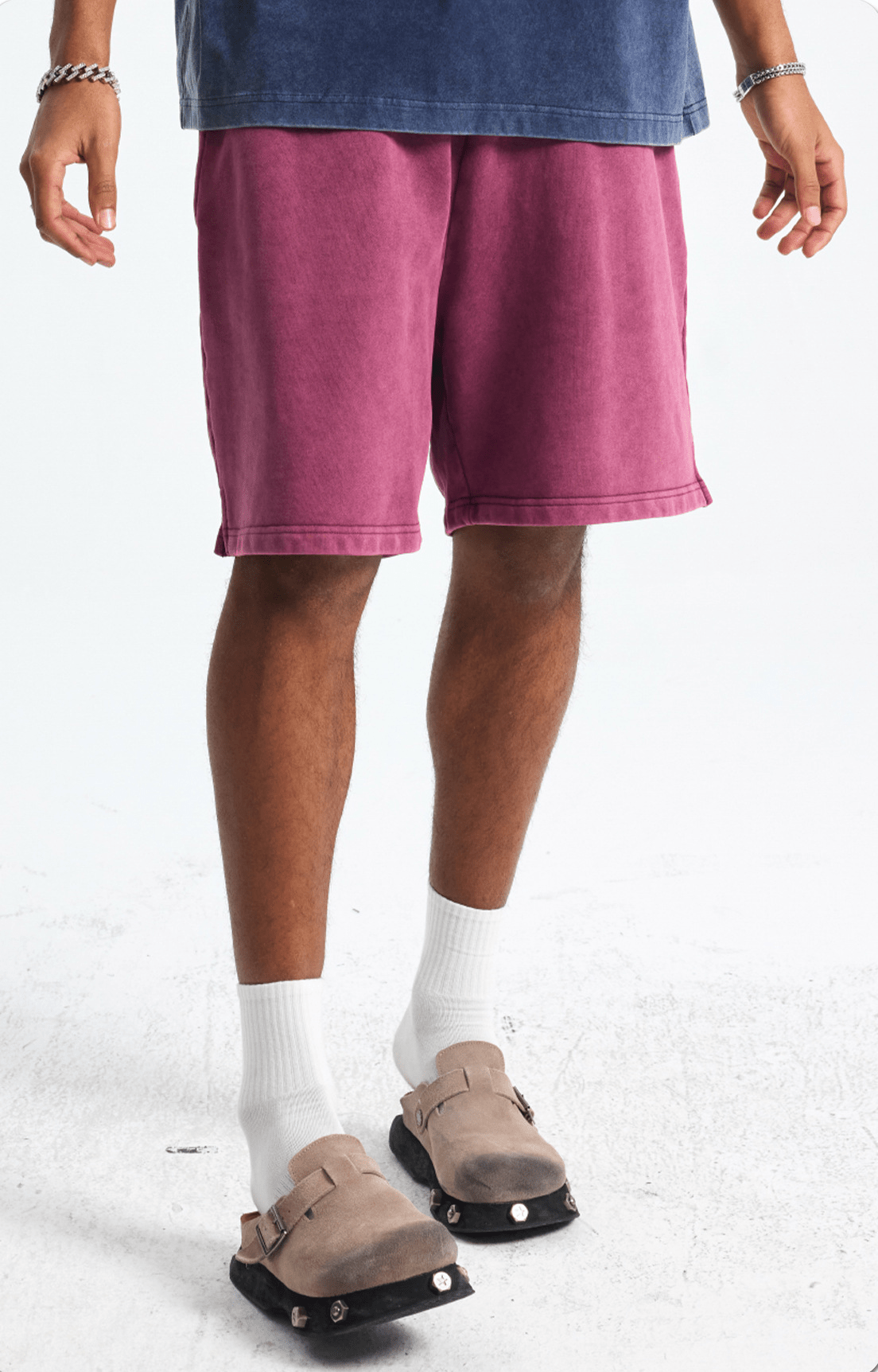 Vintage Heavyweight Washed Cotton Shorts - COPPING THREADS - CT Basics