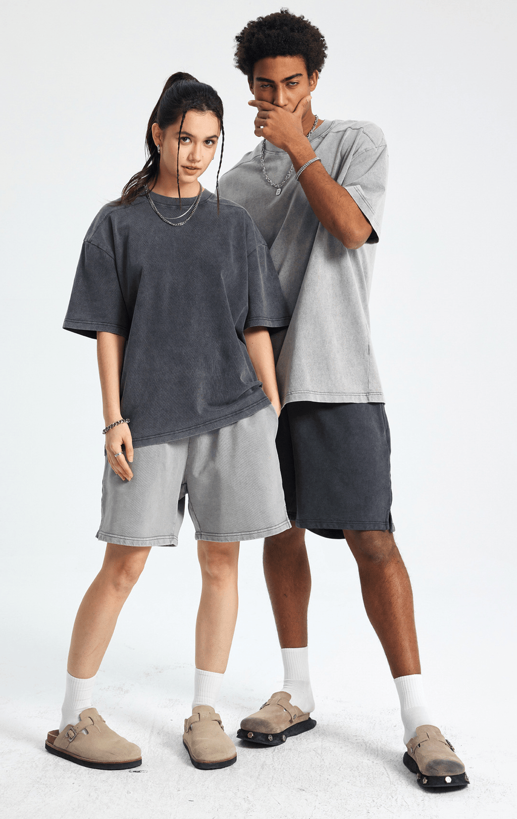 Vintage Heavyweight Washed Cotton Shorts - COPPING THREADS - CT Basics