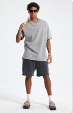 Vintage Heavyweight Washed Cotton Shorts - COPPING THREADS - CT Basics