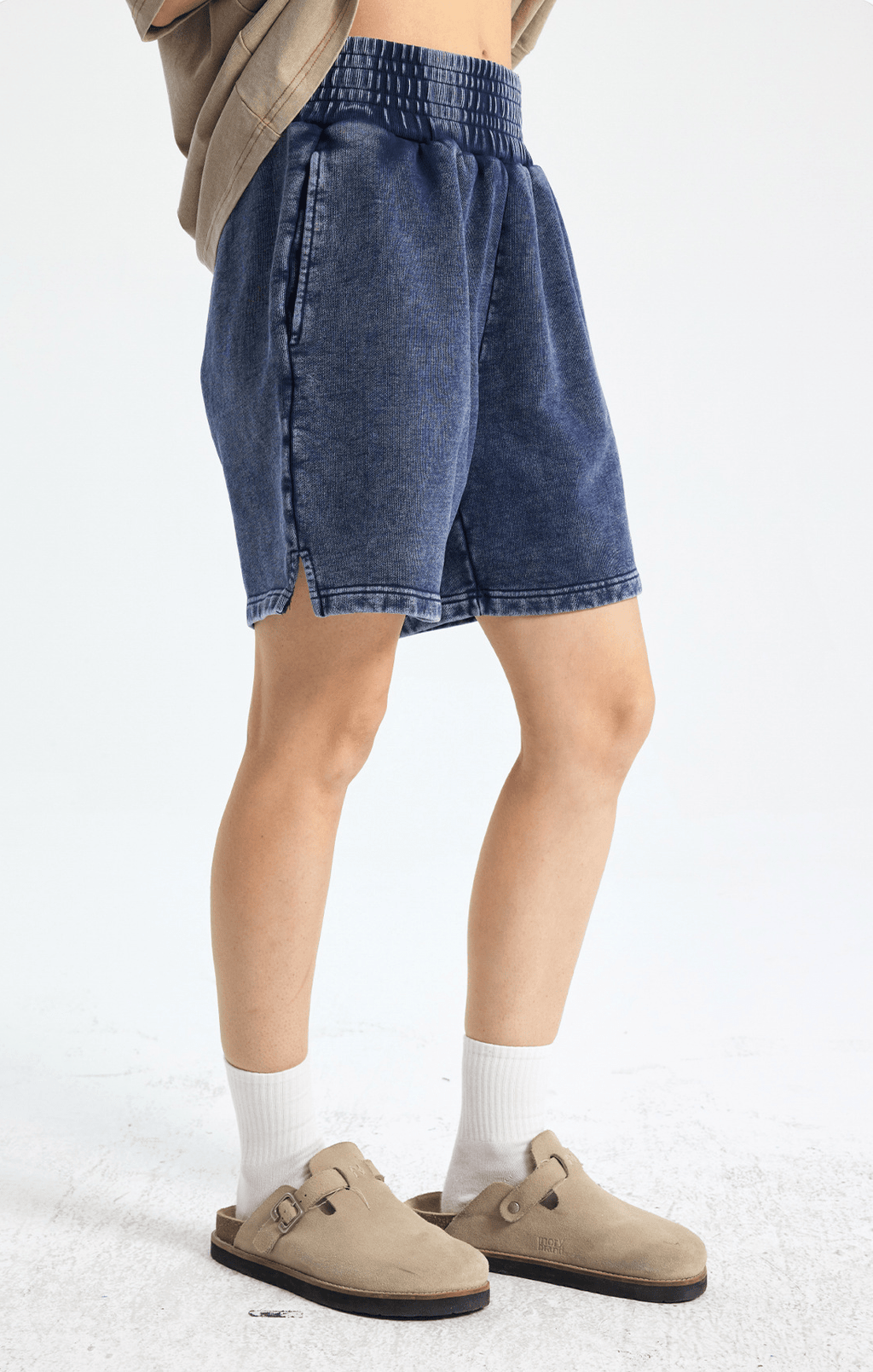 Vintage Heavyweight Washed Cotton Shorts - COPPING THREADS - CT Basics