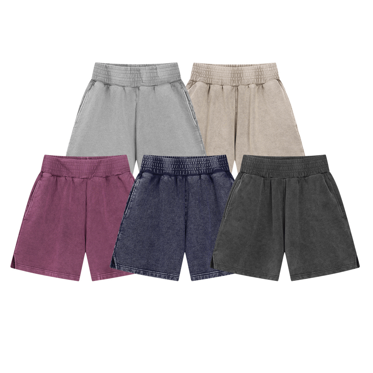Vintage Heavyweight Washed Cotton Shorts - COPPING THREADS - CT Basics