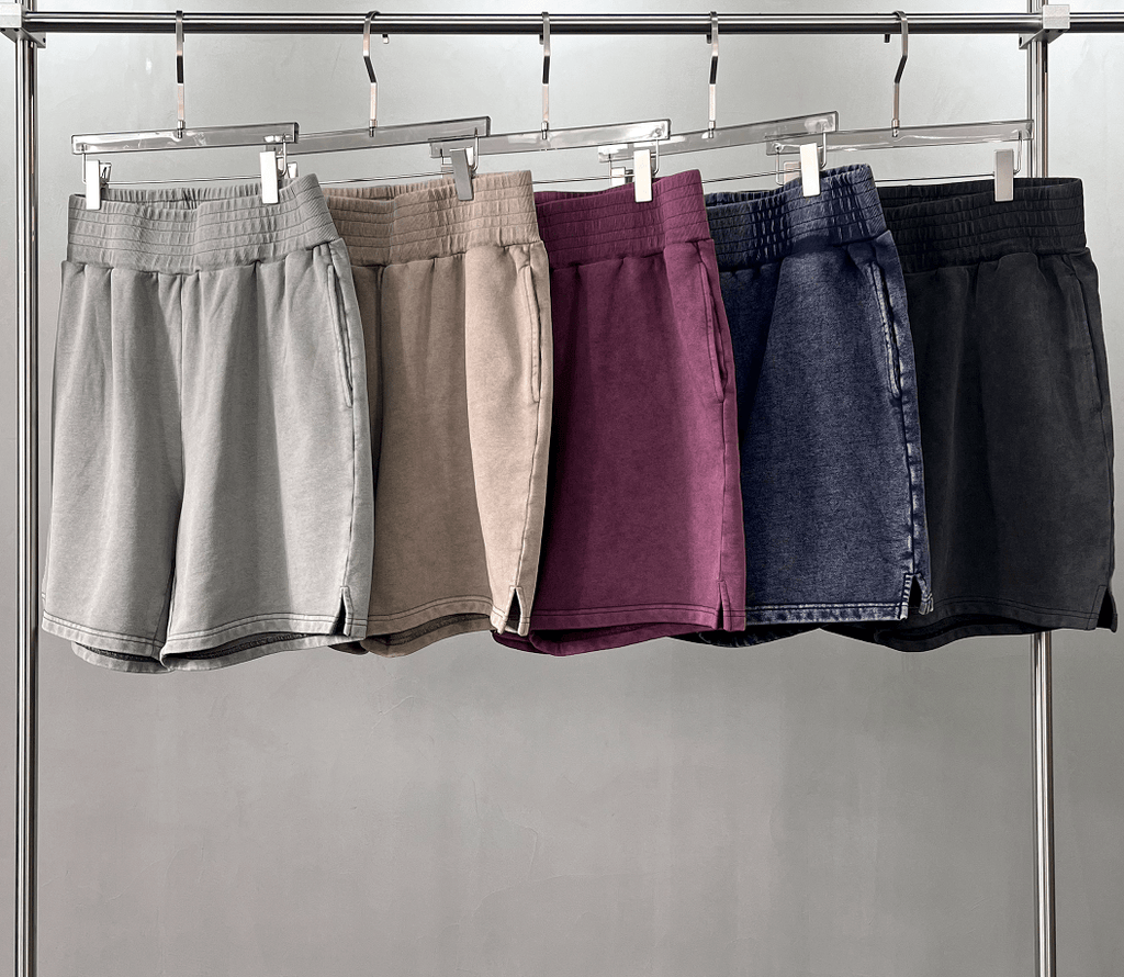 Vintage Heavyweight Washed Cotton Shorts - COPPING THREADS - CT Basics