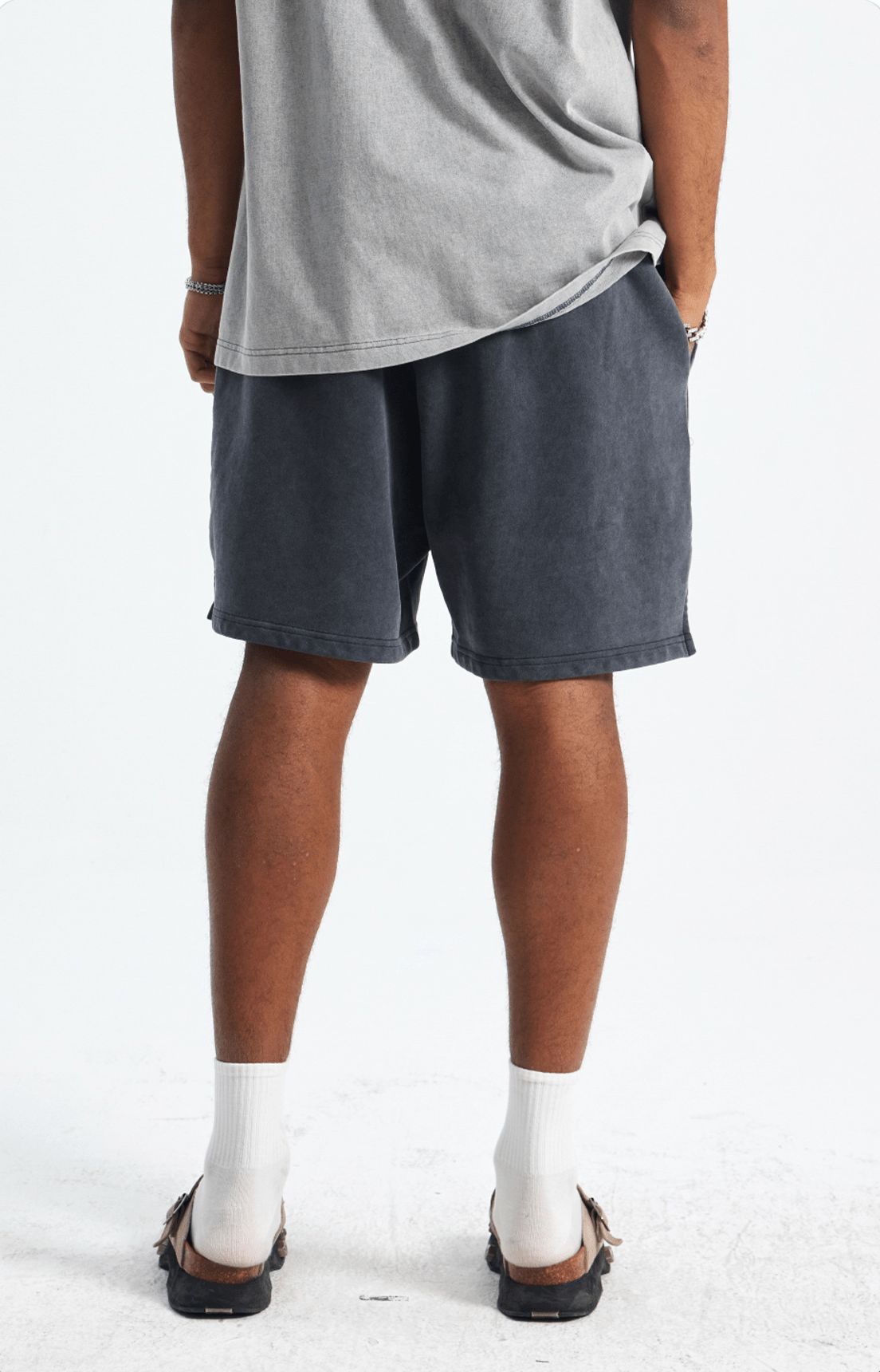 Vintage Heavyweight Washed Cotton Shorts - COPPING THREADS - CT Basics
