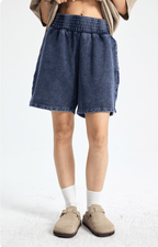 Vintage Heavyweight Washed Cotton Shorts - COPPING THREADS - CT Basics