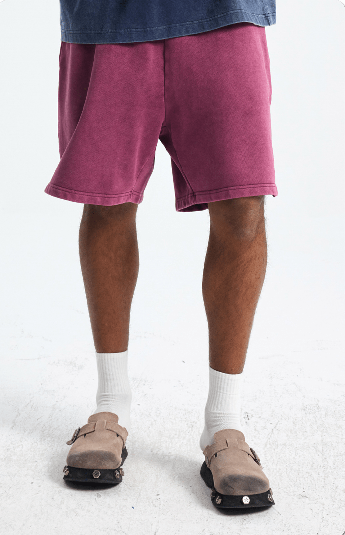 Vintage Heavyweight Washed Cotton Shorts - COPPING THREADS - CT Basics