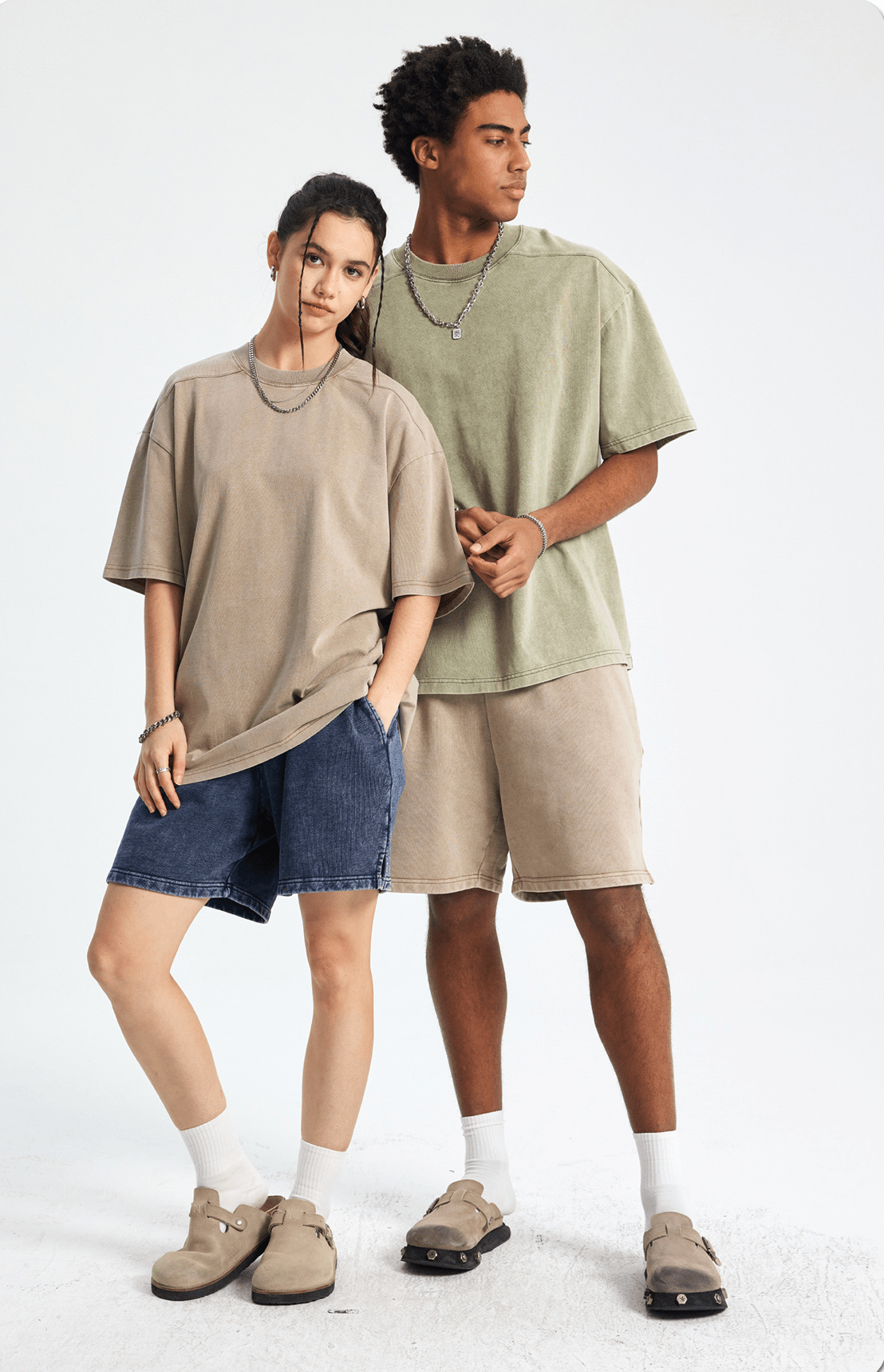 Vintage Heavyweight Washed Cotton Shorts - COPPING THREADS - CT Basics