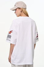 Vintage Hip - Hop Racing Print Tee - COPPING THREADS - Harsh and Cruel