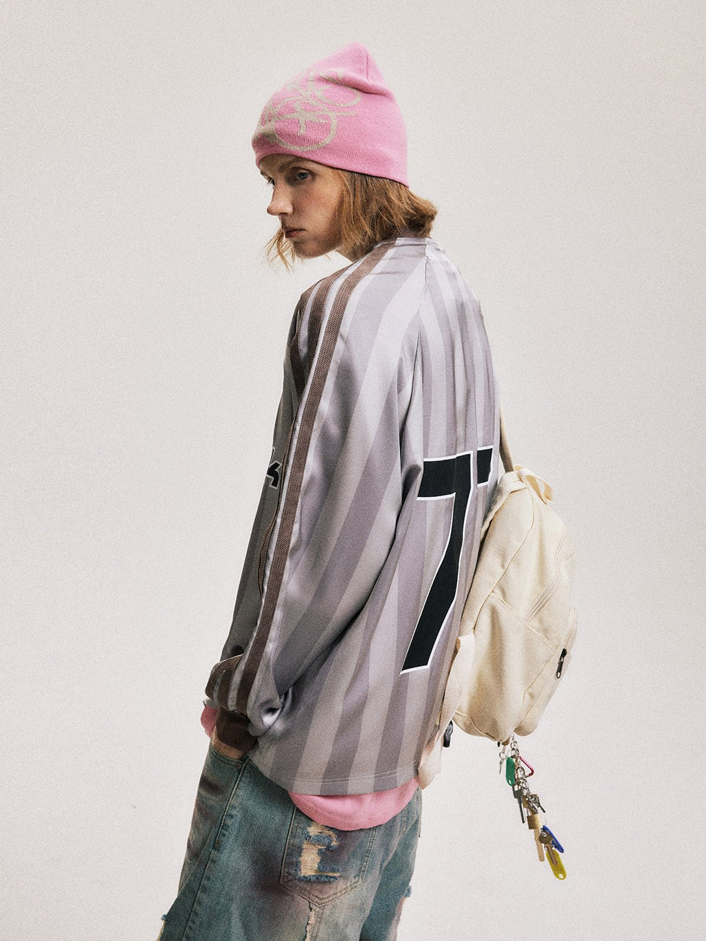 Vintage - Inspired Blokette Striped Long Sleeve Tee - COPPING THREADS - CT Select